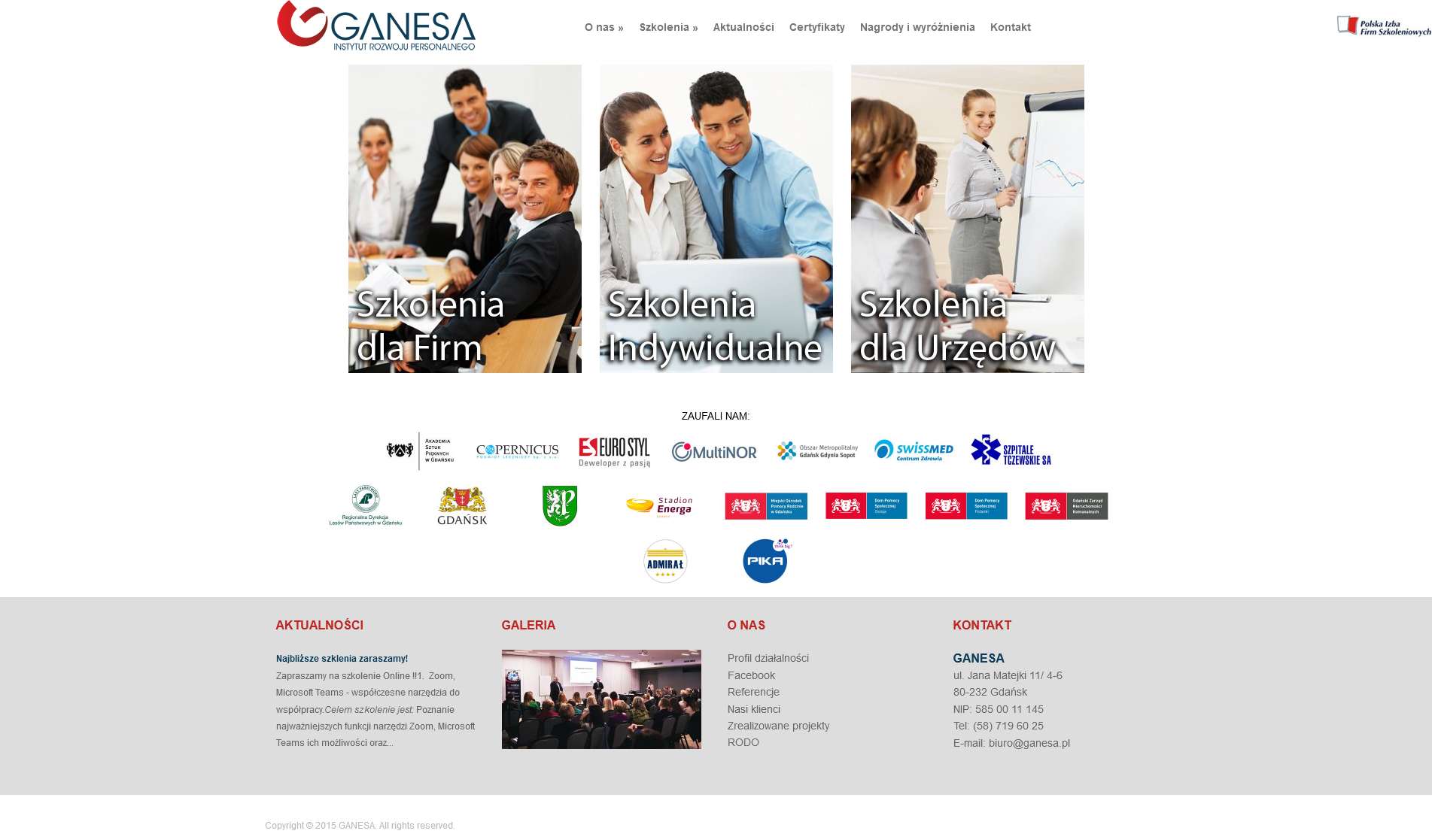 Szkolenia Gdańsk – ganesa.pl